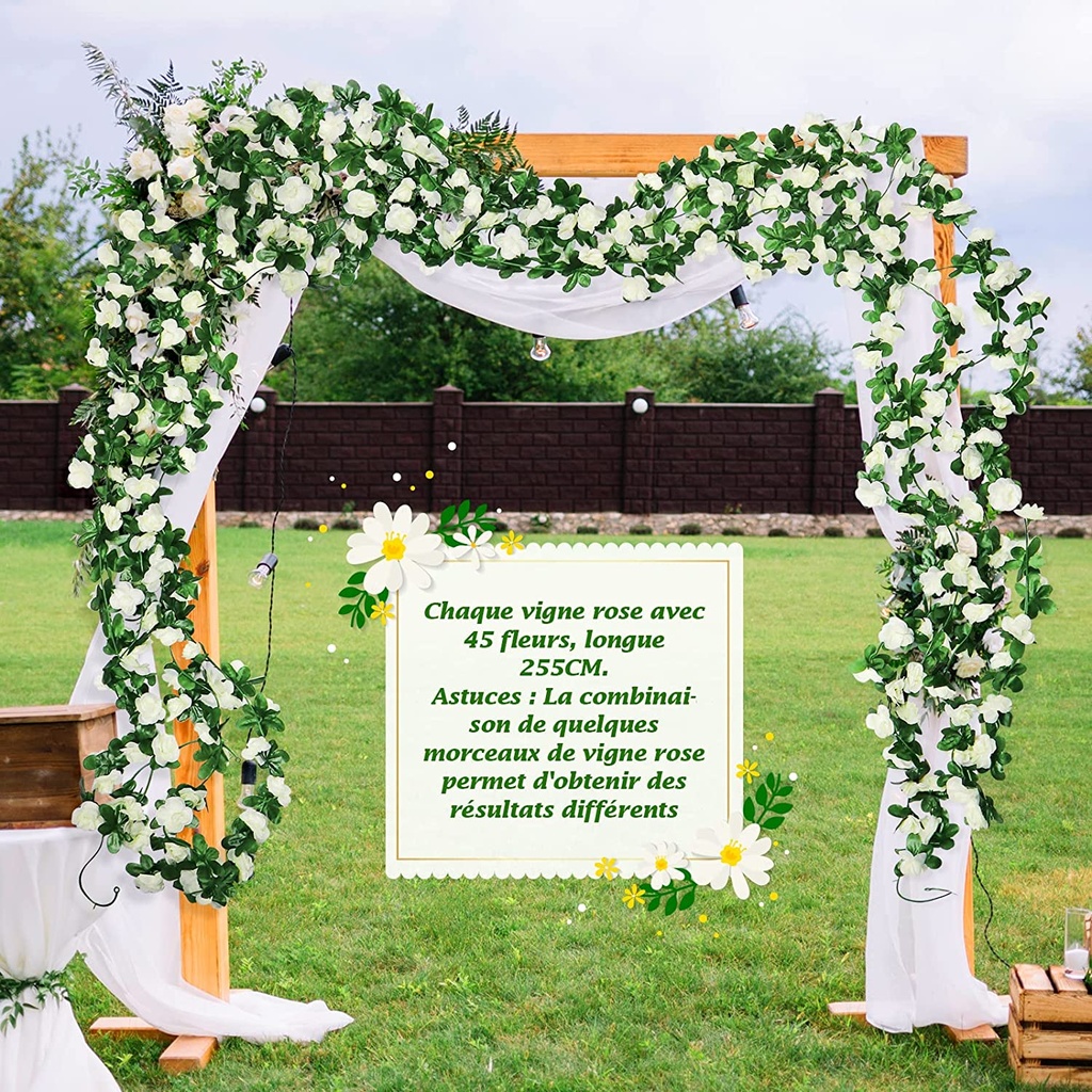[GUIRL-2M] FLEUR POUR ARCHE 2M*0.55