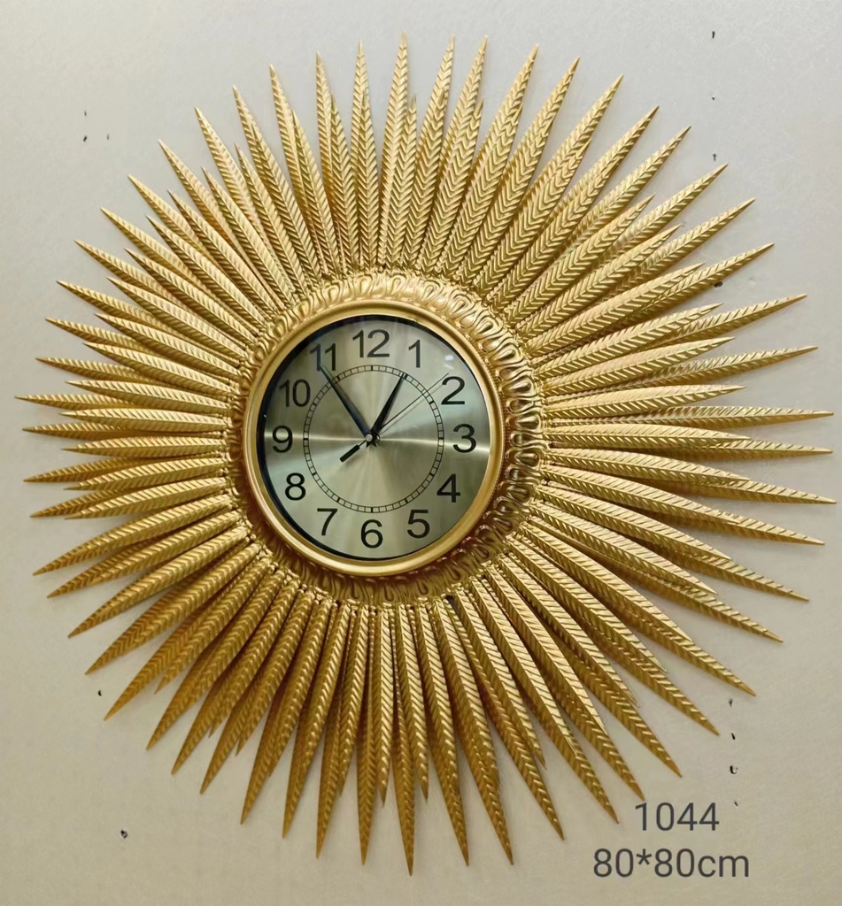 [MONTRE-1044] MONTRE MUR 1044  80CM ARGENT/OR