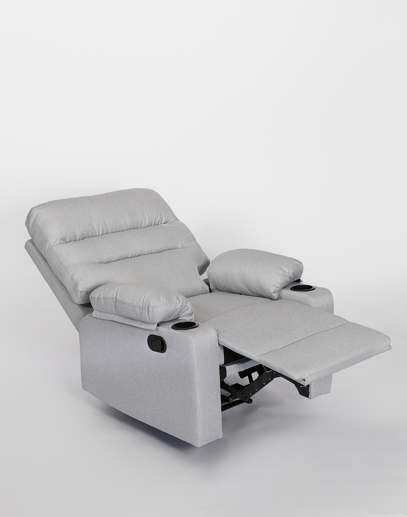SALON RELAX GRIS TISSU  90*100*48-165 